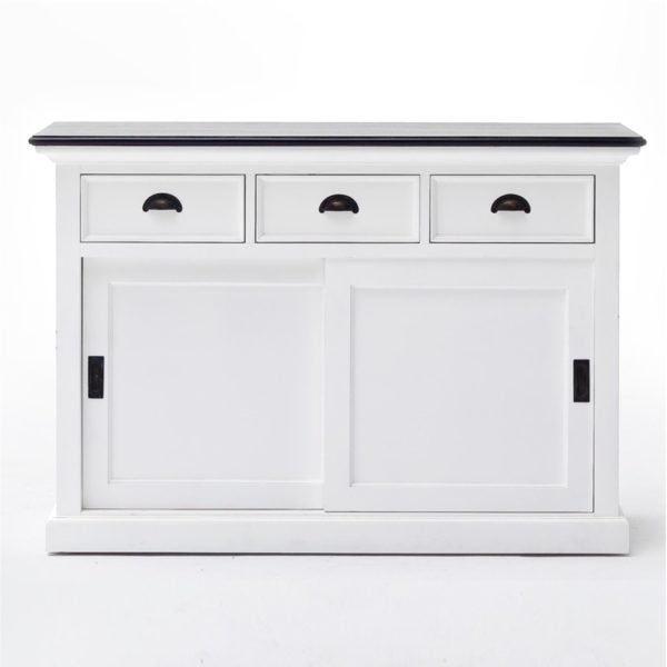 Halifax Contrast Buffet with Sliding Doors