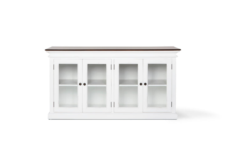 Halifax Accent Display Buffet  sideboard with 4 Glass Doors