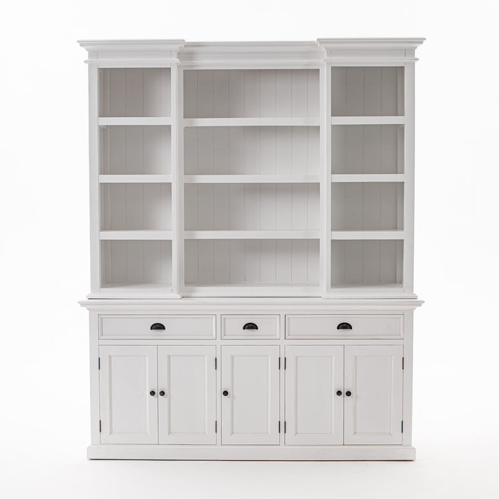 Halifax Kitchen Hutch Cabinet with 5 Doors 3 Drawers