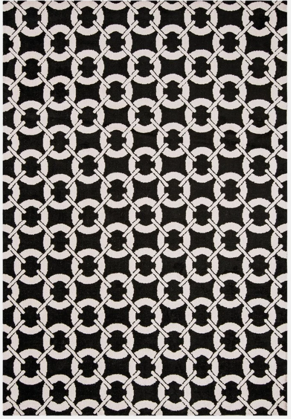 Asiatic Arlo buckle black rug 120 cm x170 cm