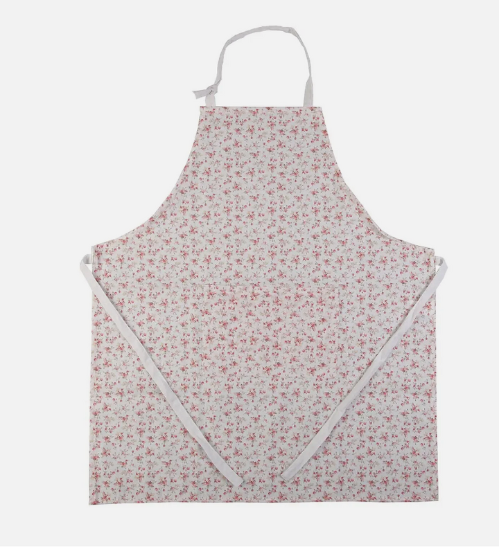 Kitchen Floral Apron with Pocket Chef