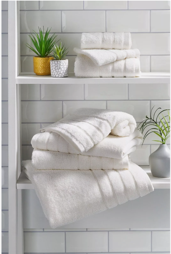 7-Piece Egyptian Cotton Towel Bale face hand bath sheet absorbent quick drying
