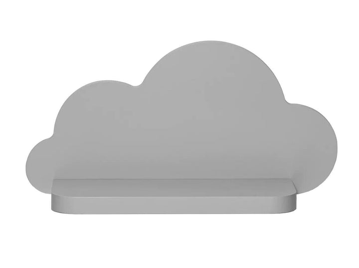 White or grey Cloud Shaped Wall Shelf Decorative Bedroom Nursery Display Unit