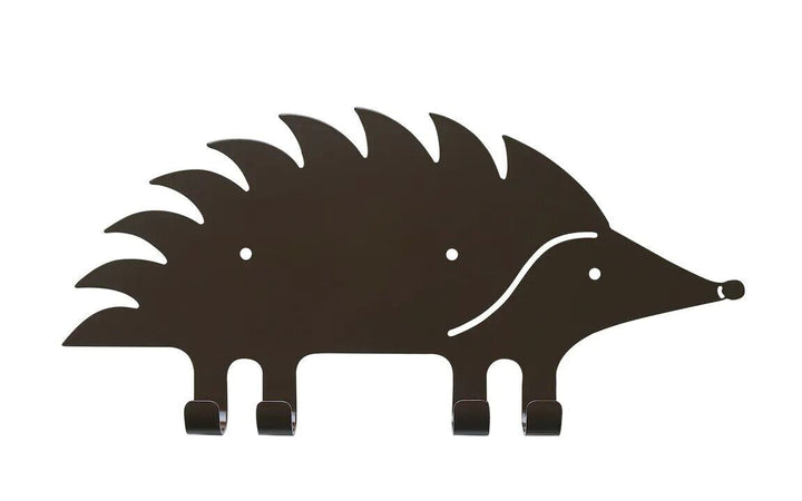 Marnelly brown hedgehog wall hook 30x14cm made in Sweden sophisticated design