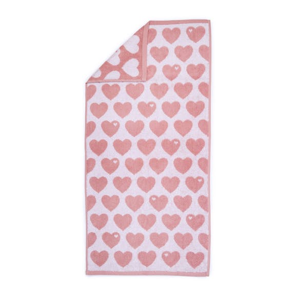 Pink hearts Towel 50 x 100