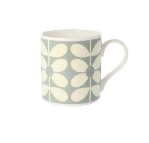 Orla kiely Sixties Stem Duck Egg Mug