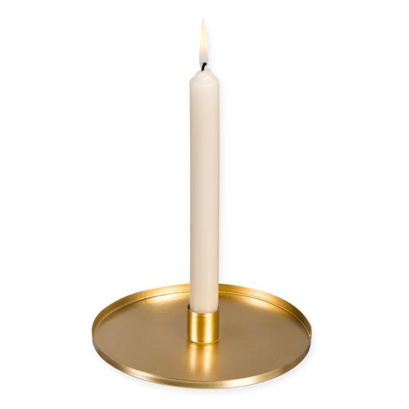 Metal candle tray Measuring 16 cm