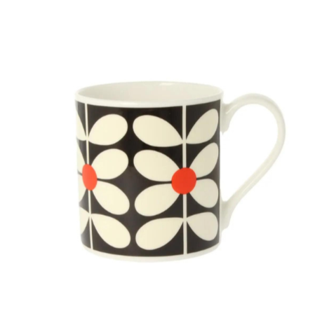 Orla kiely Sixties Stem Navy Mug